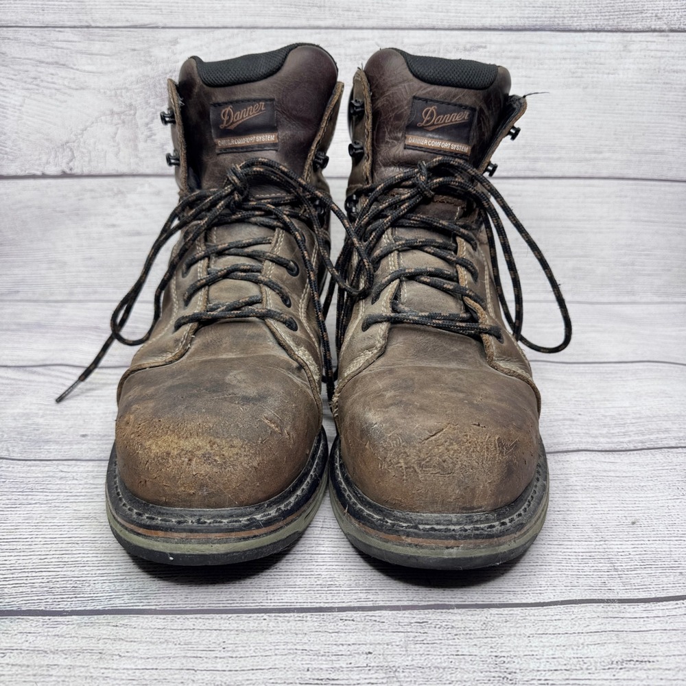 Danner Steel Yard 6 Inch Brown ST Steel Toe Work Boots Mens‎ 11.5 D - Picture 3 of 8
